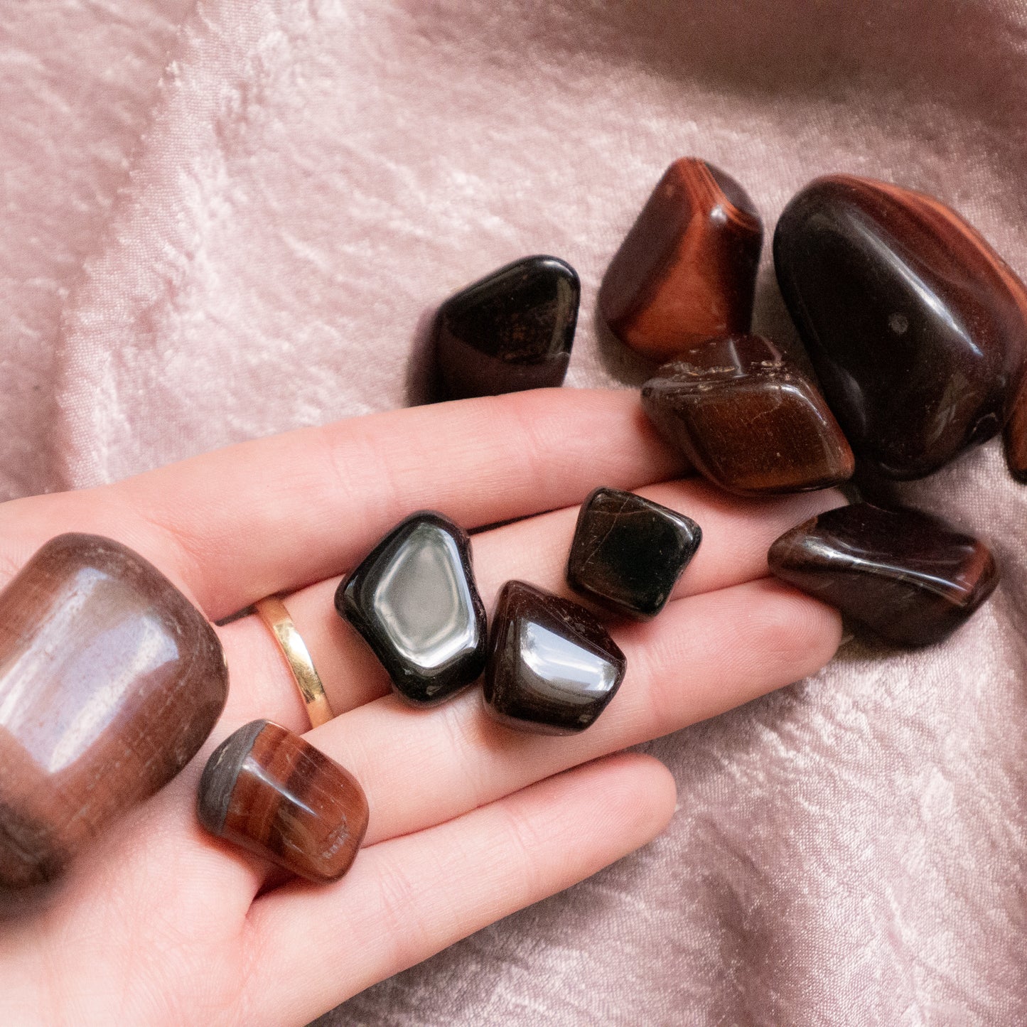 Red Tiger Eye Tumble