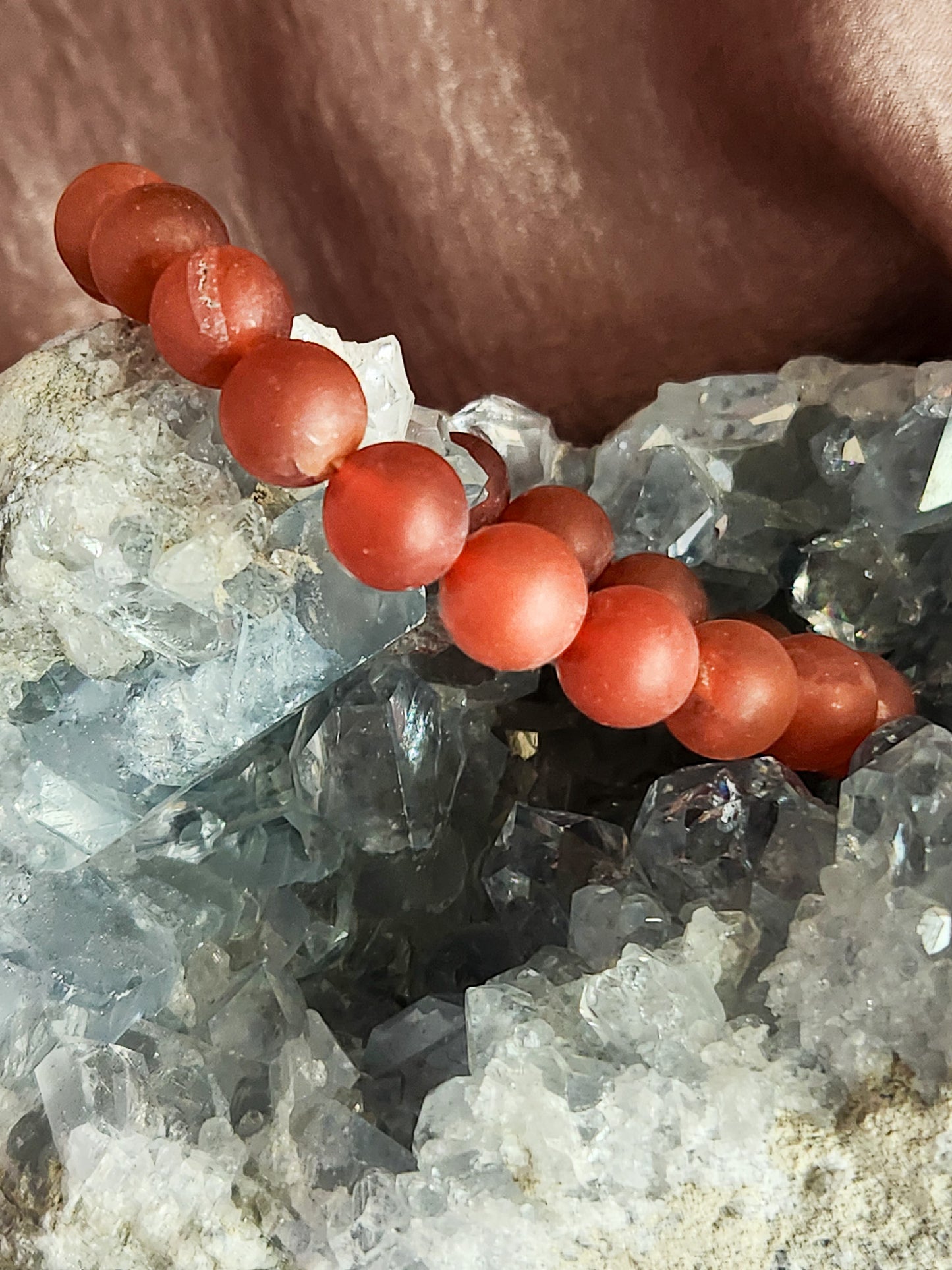 Matte Crystals Bracelet (10mm)