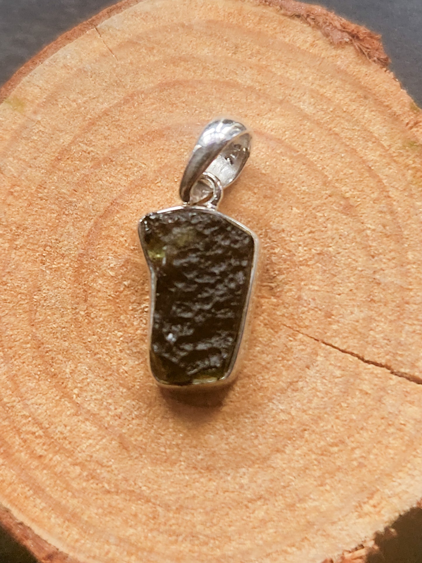 Moldavite Pendant