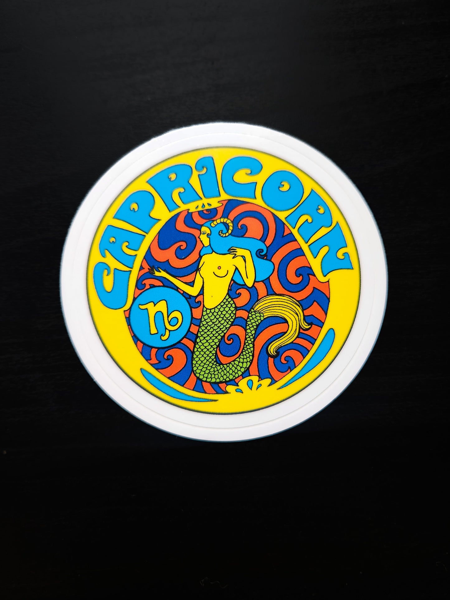 Retro Zodiac Sticker (choose one)