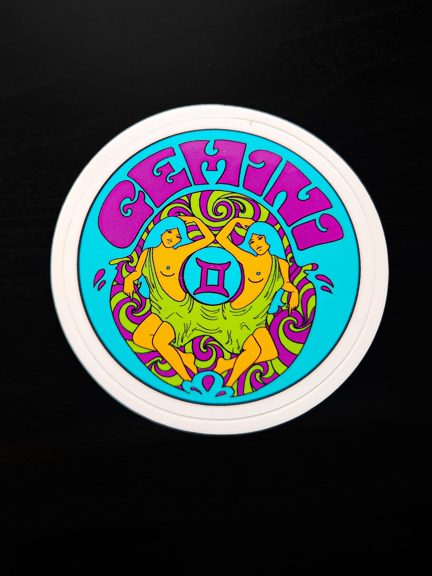 Retro Zodiac Sticker (choose one)