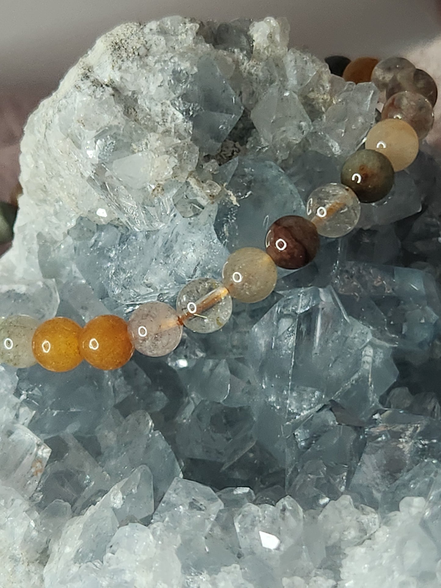 Rutilated Quartz Bracelet (6mm)