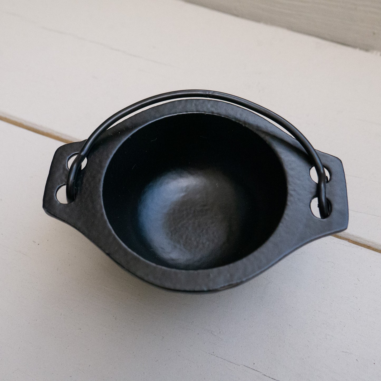 Small Plain Cast Iron Cauldron