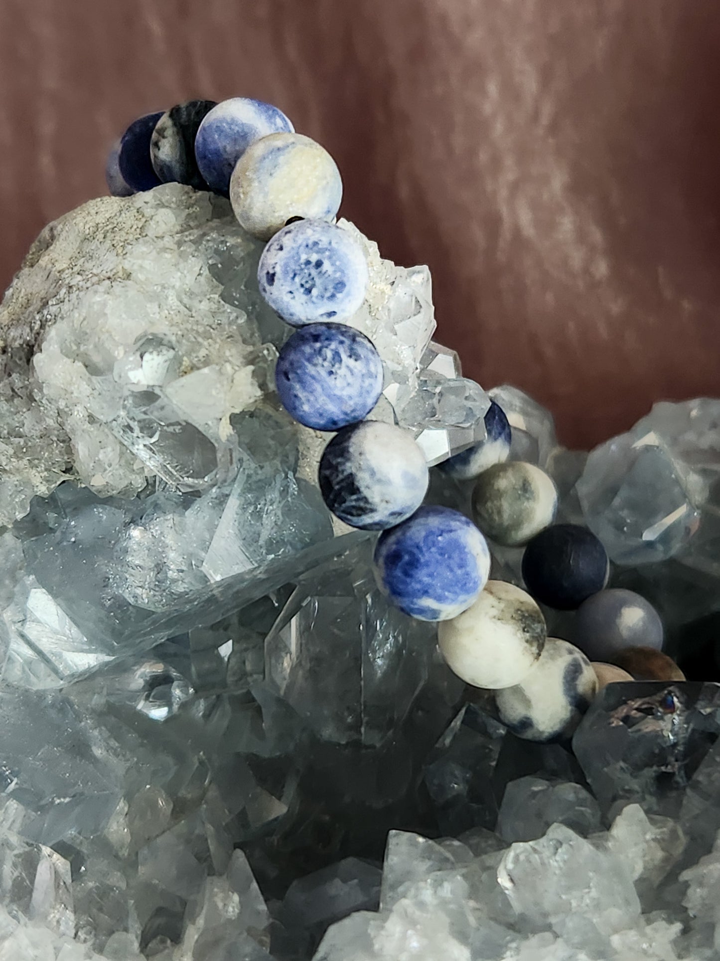 Matte Crystals Bracelet (10mm)
