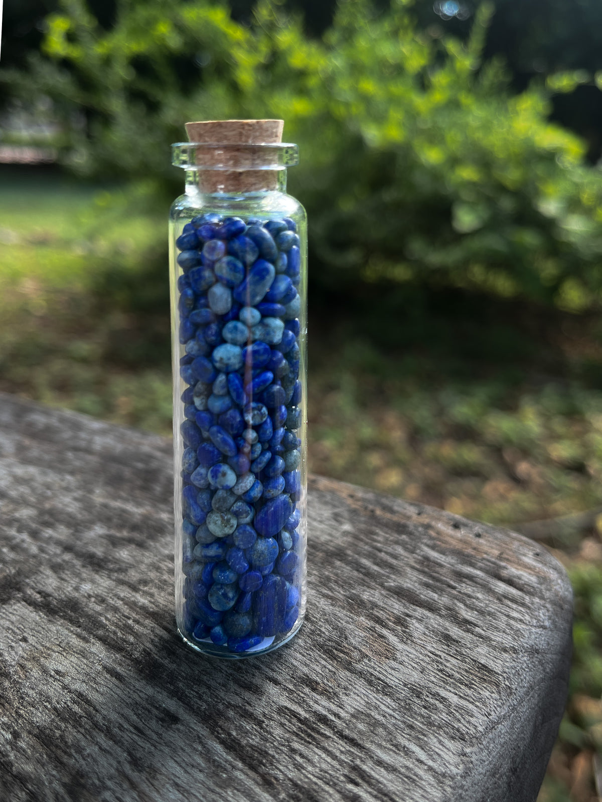 Sodalite Crystal Chip Jar