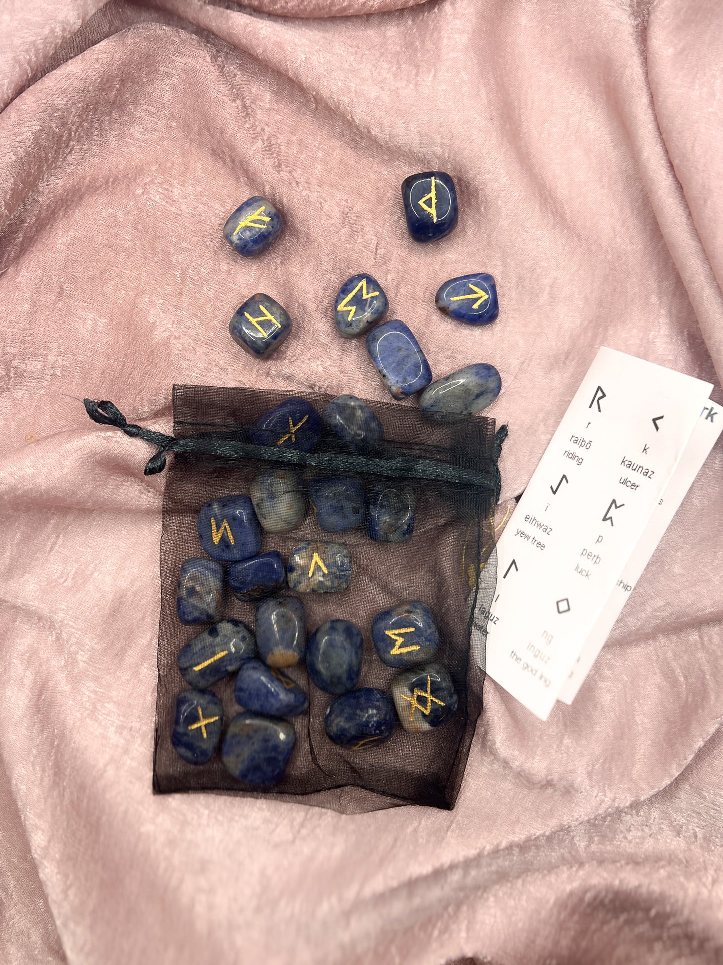Sodalite Crystal Runes