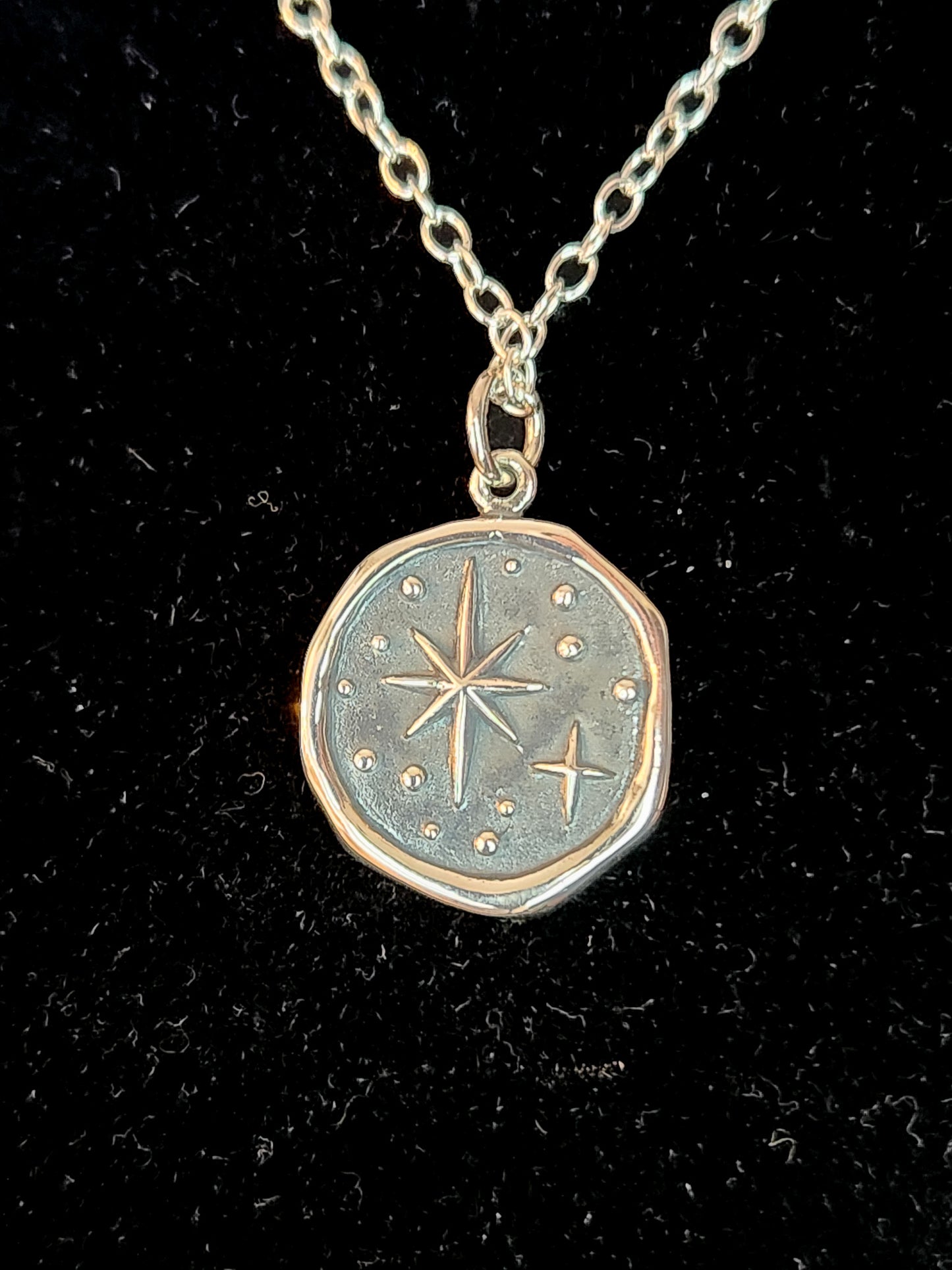 Wax Seal North Star Necklace