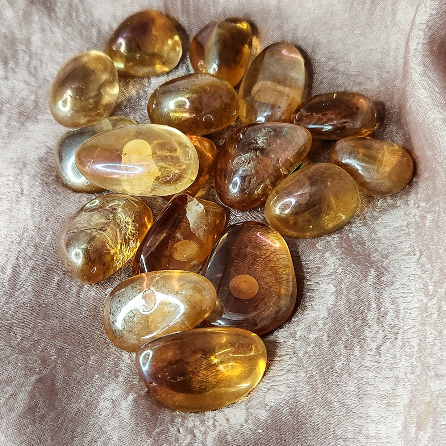 Sunset Aura Quartz Tumble