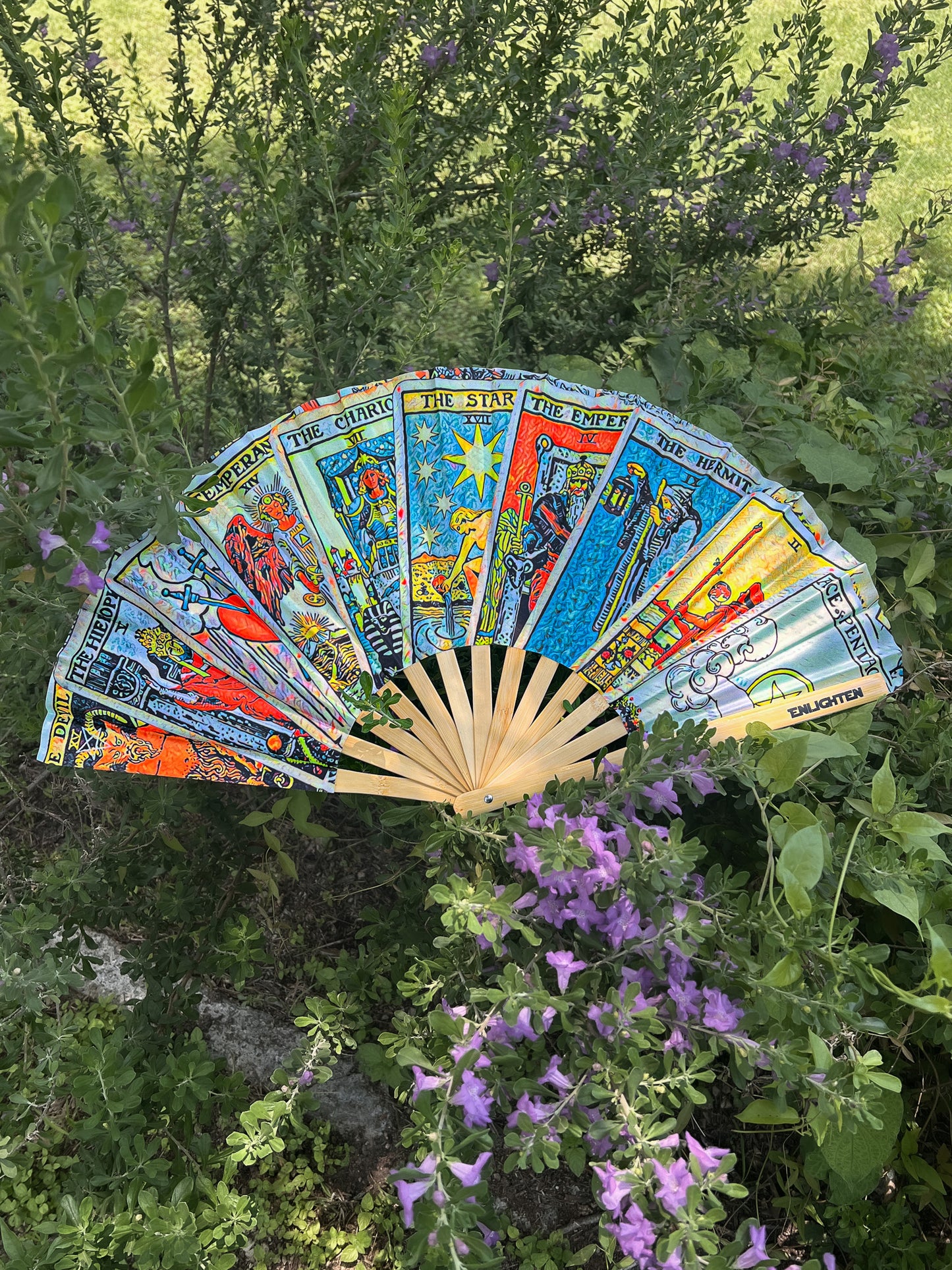 Tarot Bamboo Fan