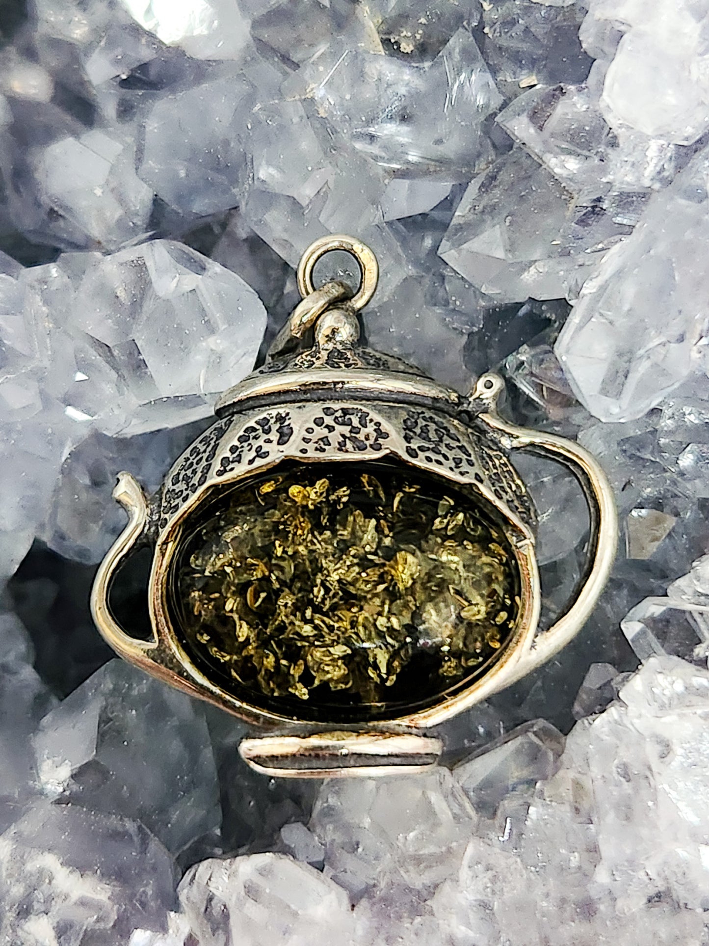 Tea Kettle Pot Pendant