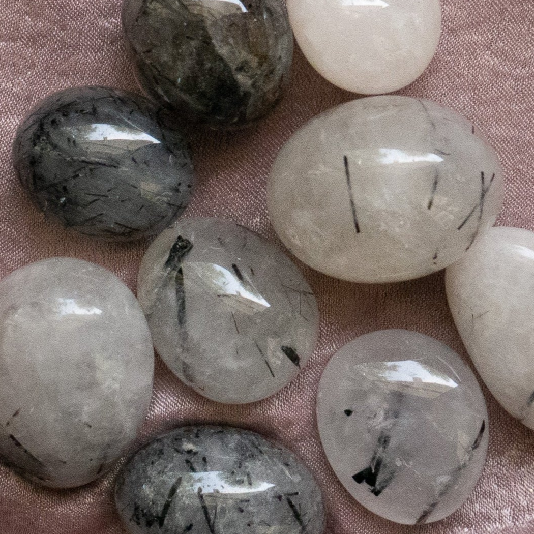 Tourmalinated Quartz Tumble