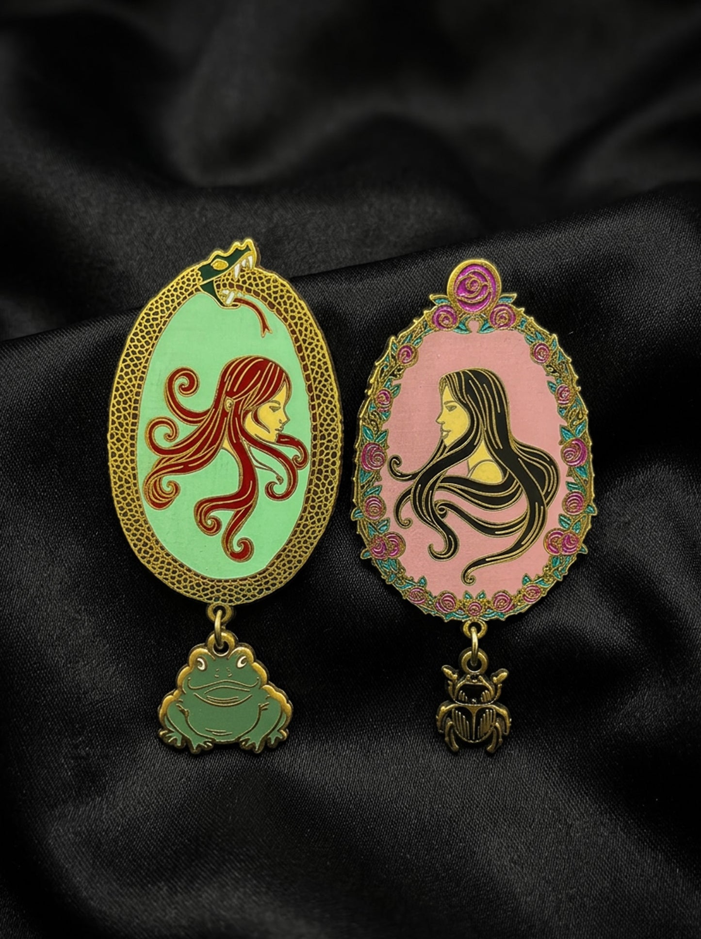 Witch Sisters Pin Set