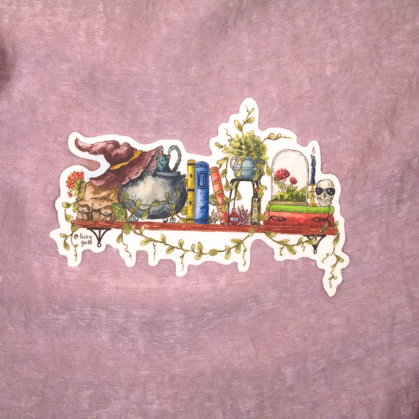 Witch's Shelf Sticker