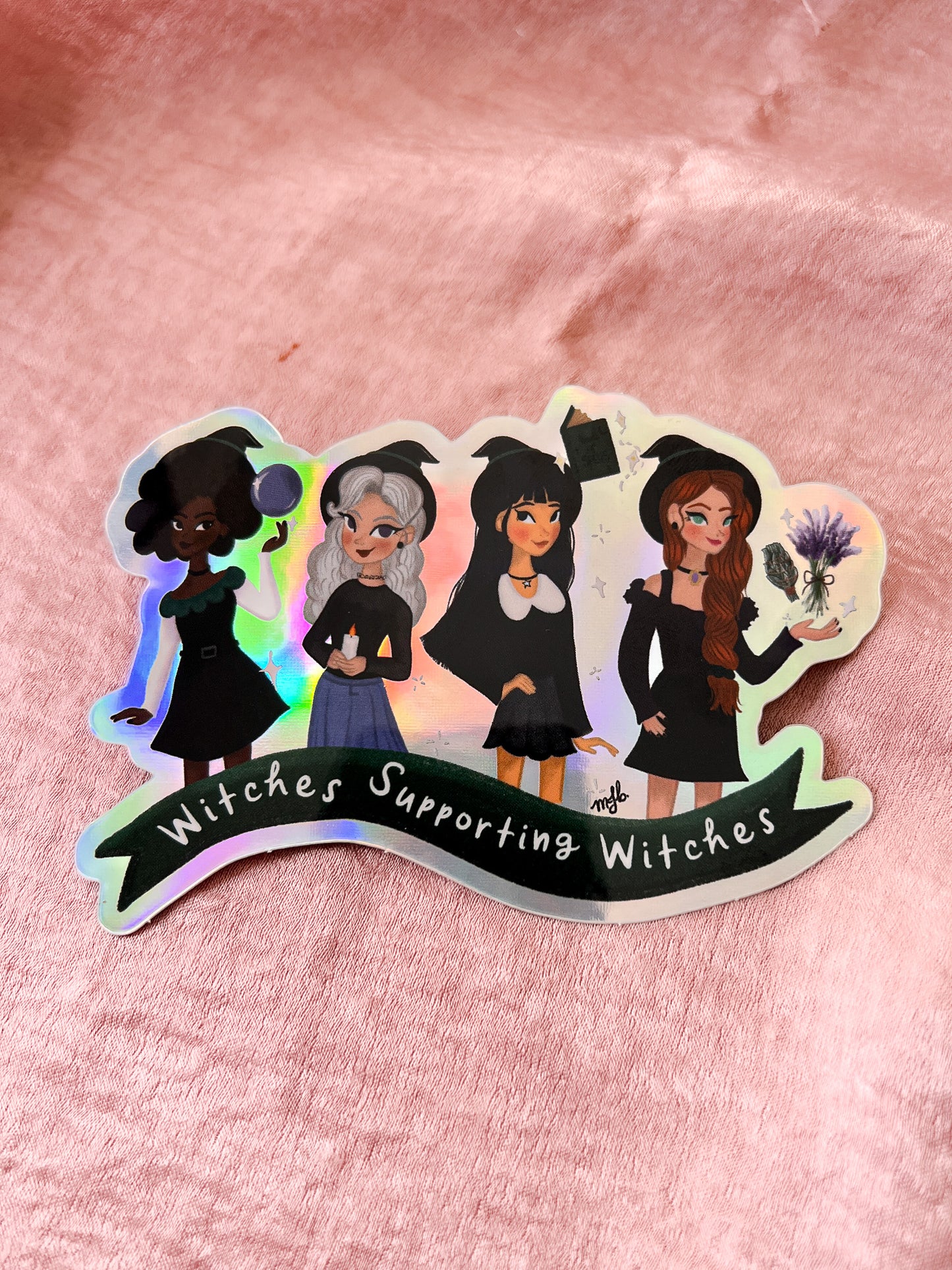 Witches Supporting Witches Sticker