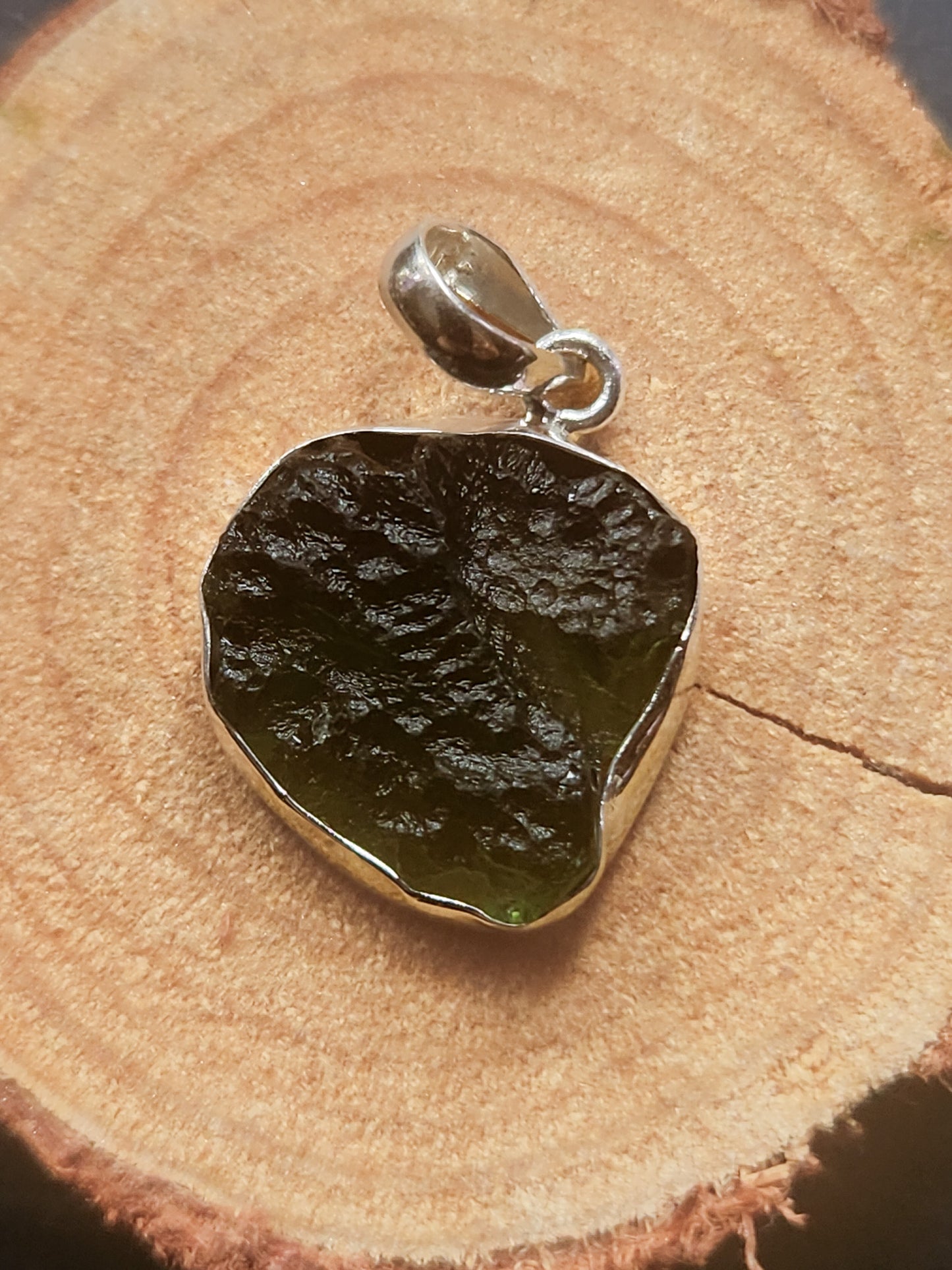 Moldavite Pendant