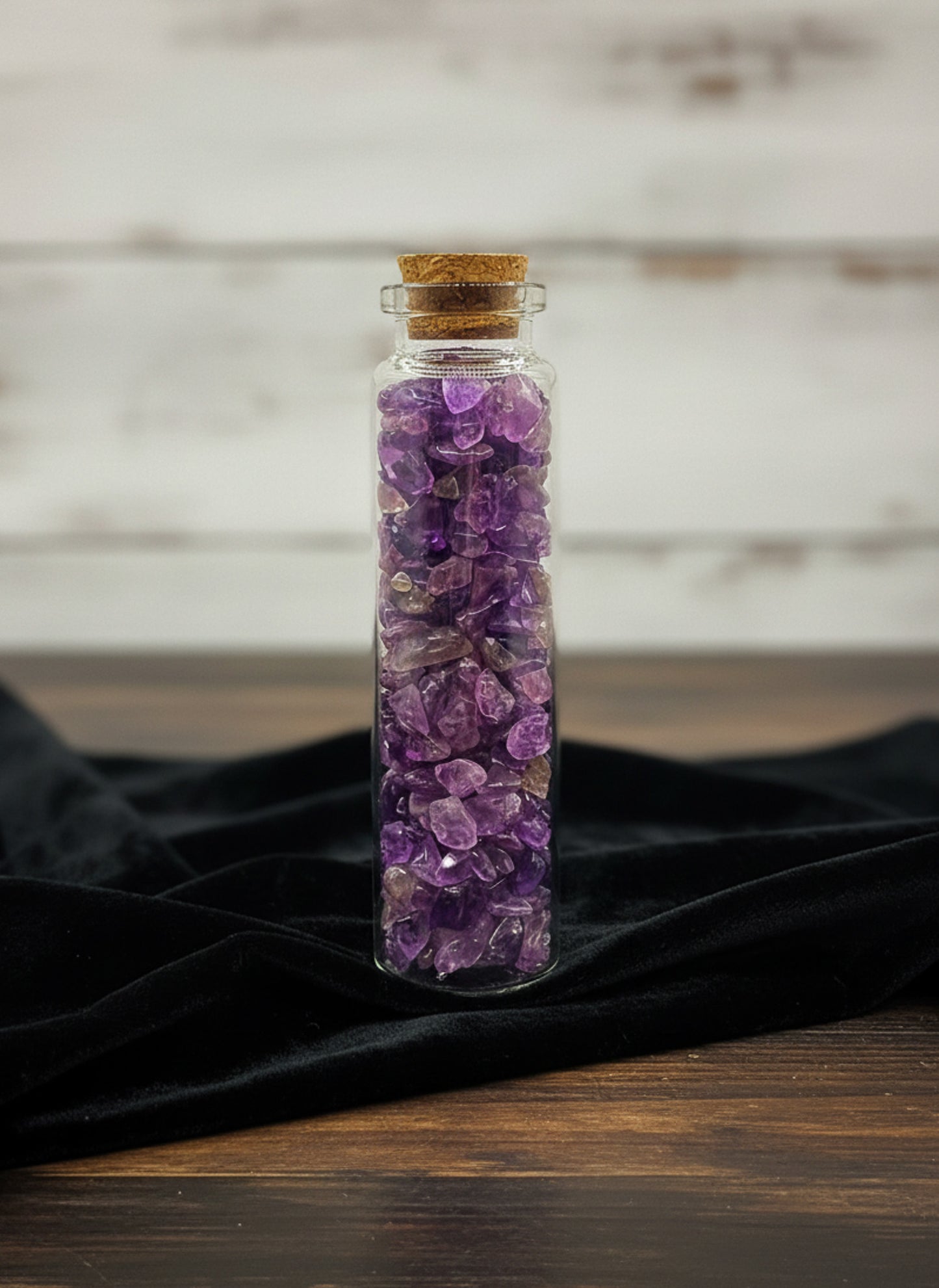 Amethyst Crystal Chip Jar