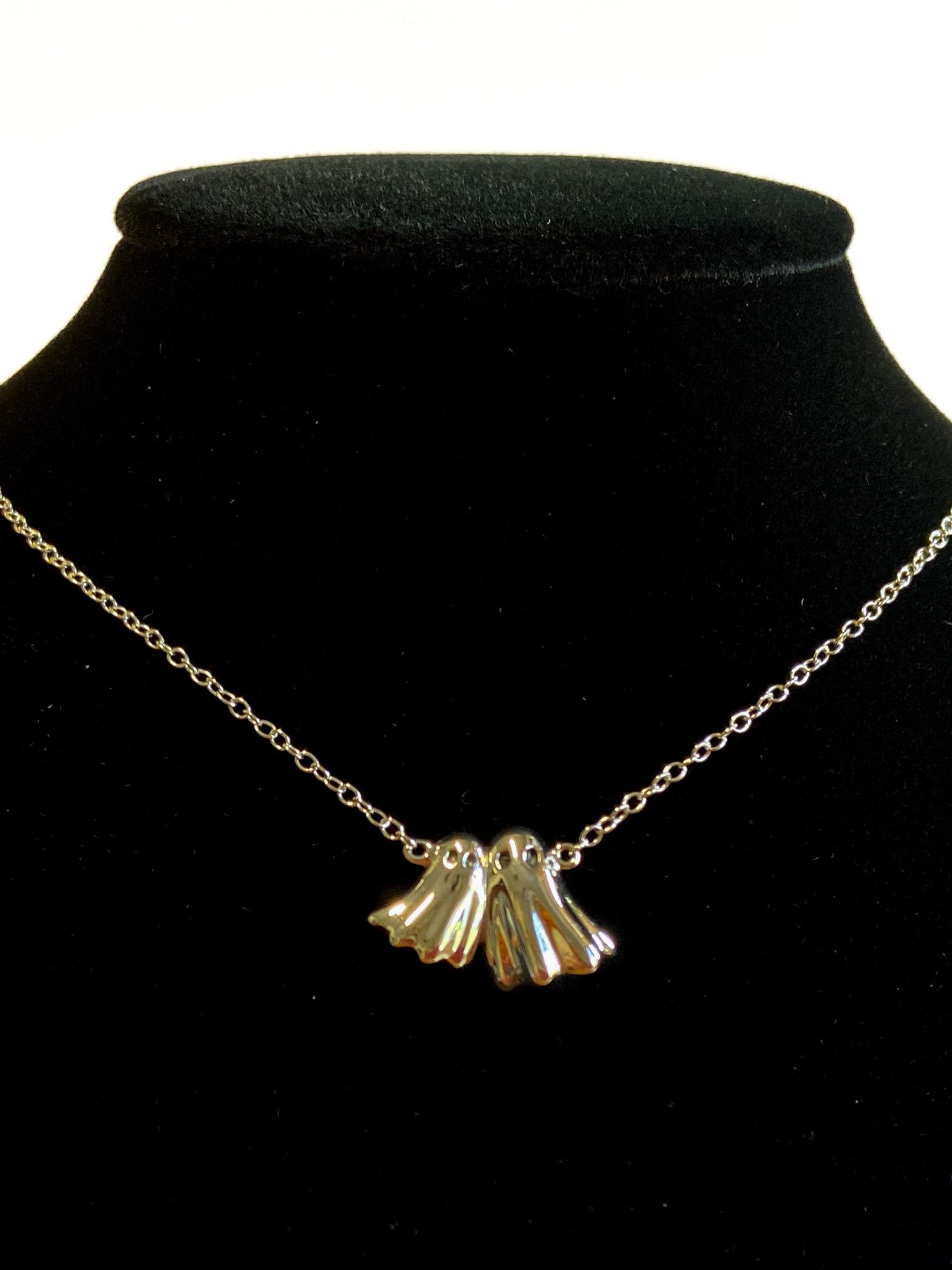 Sterling Silver Ghost Friends Necklace