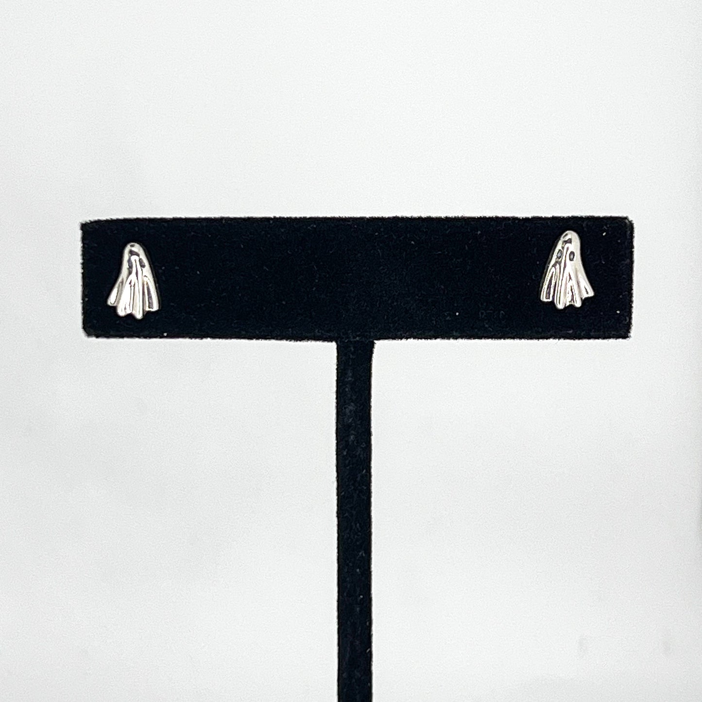 3D Ghost Post Earrings