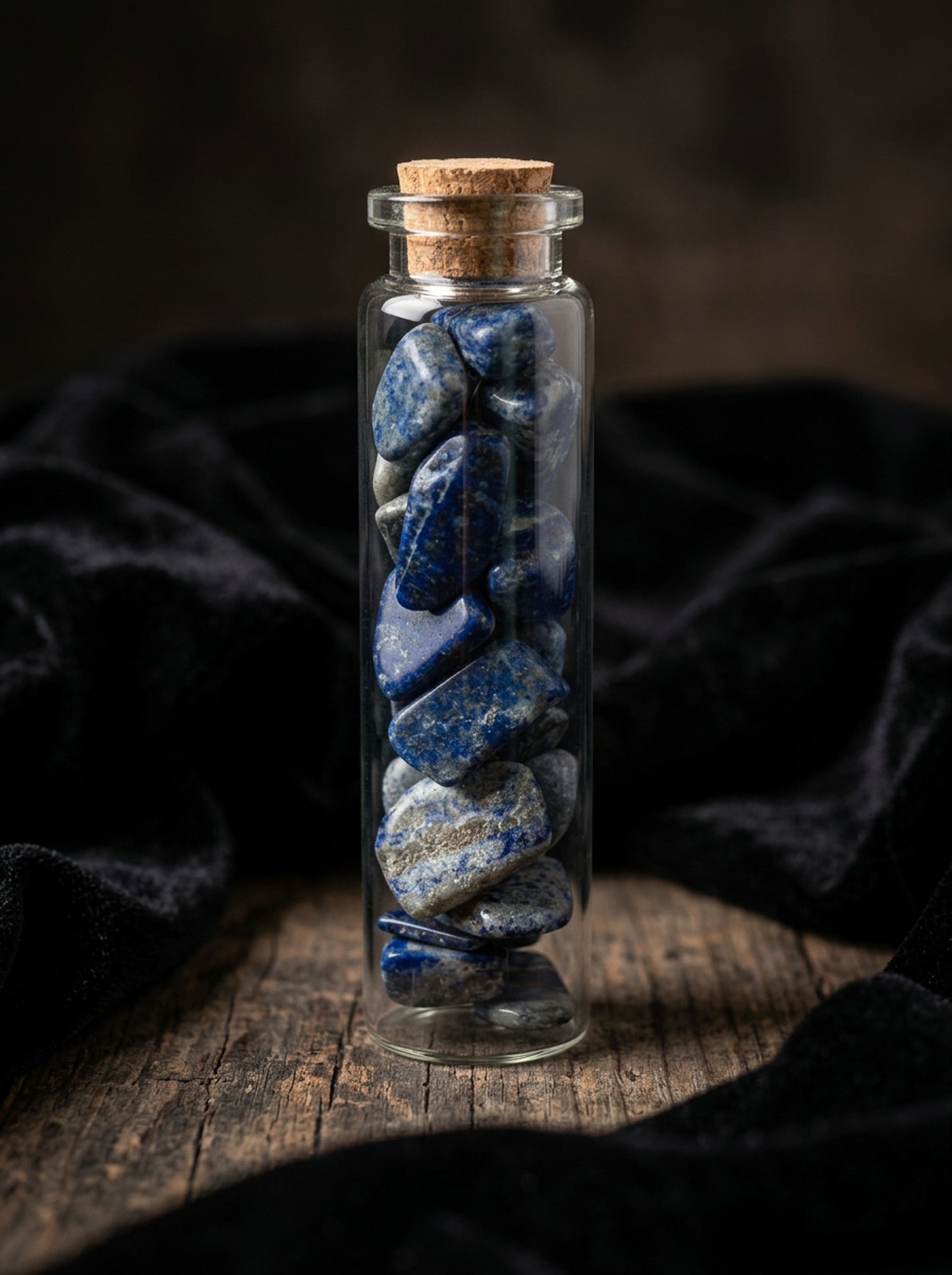 Lapis Lazuli Chip Jar