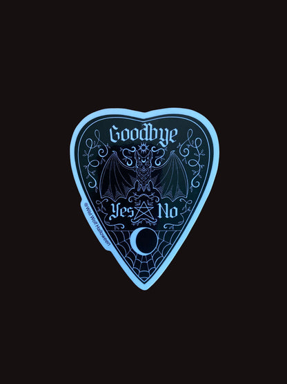 Goodbye Ouija Planchette Vinyl Sticker