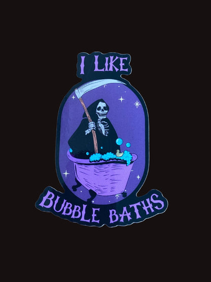 Bubble Baths Vinyl Sticker