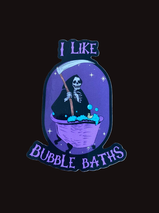 Bubble Baths Vinyl Sticker
