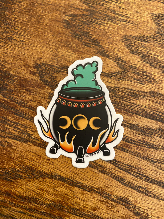 Moon Cauldron Sticker