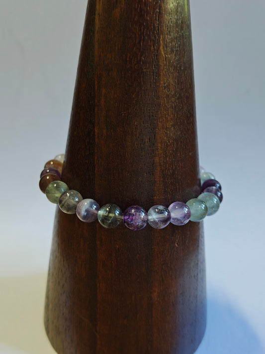 Rainbow Fluorite Bracelet (8mm)
