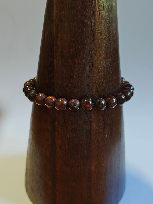 Red Tiger Eye Bracelet (6mm)