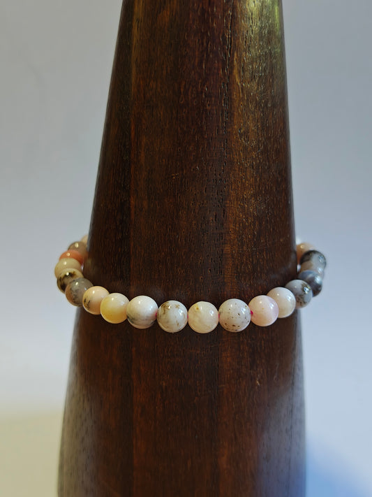 Pink Opal Bracelet (6mm)