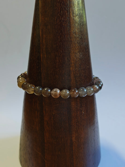 Mixed Moonstone 6mm Bracelet
