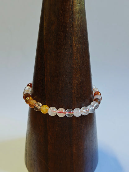 Fire Quartz Bracelet (6mm)