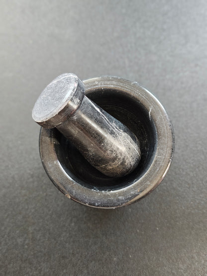 Mini Black Jade Mortar and Pestle