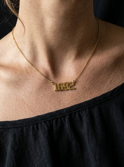 1692 Salem Necklace (Gold or Silver)