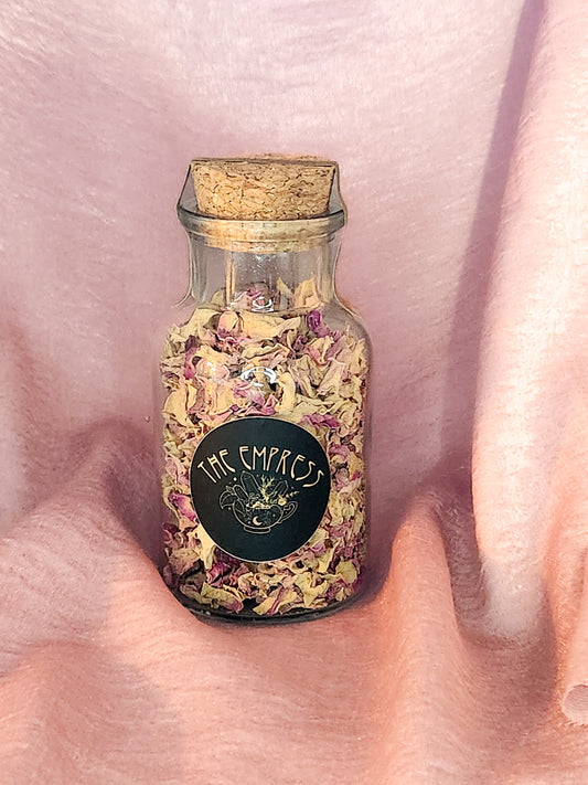 Pink Rose Petal Spell Jar