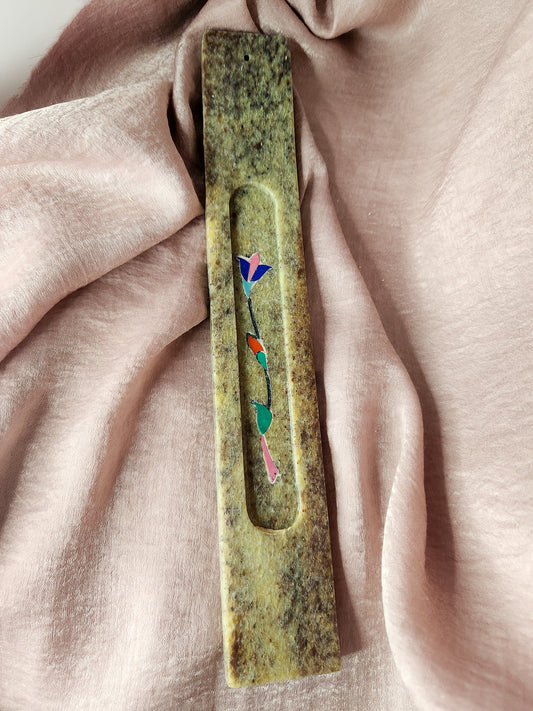 Soapstone Ash Incense Burner