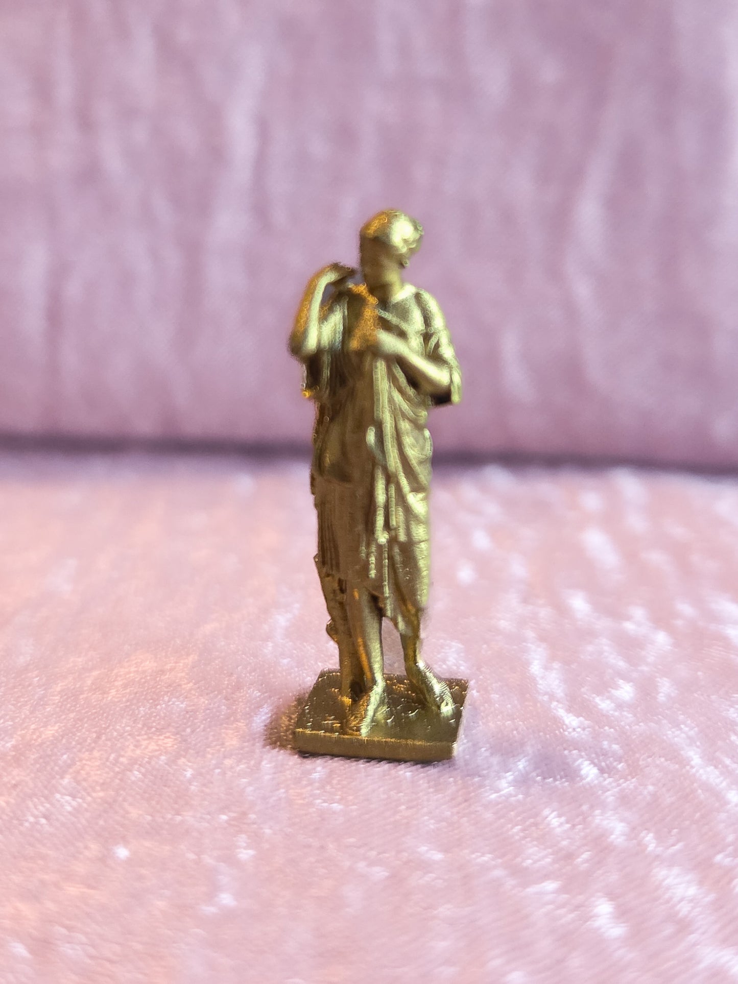 3-D Printed Gold Mini Artemis Statue