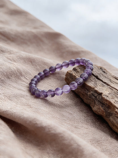 Amethyst 6mm Bracelet