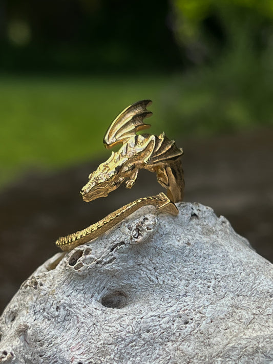 Adjustable Dragon Ring (Bronze)