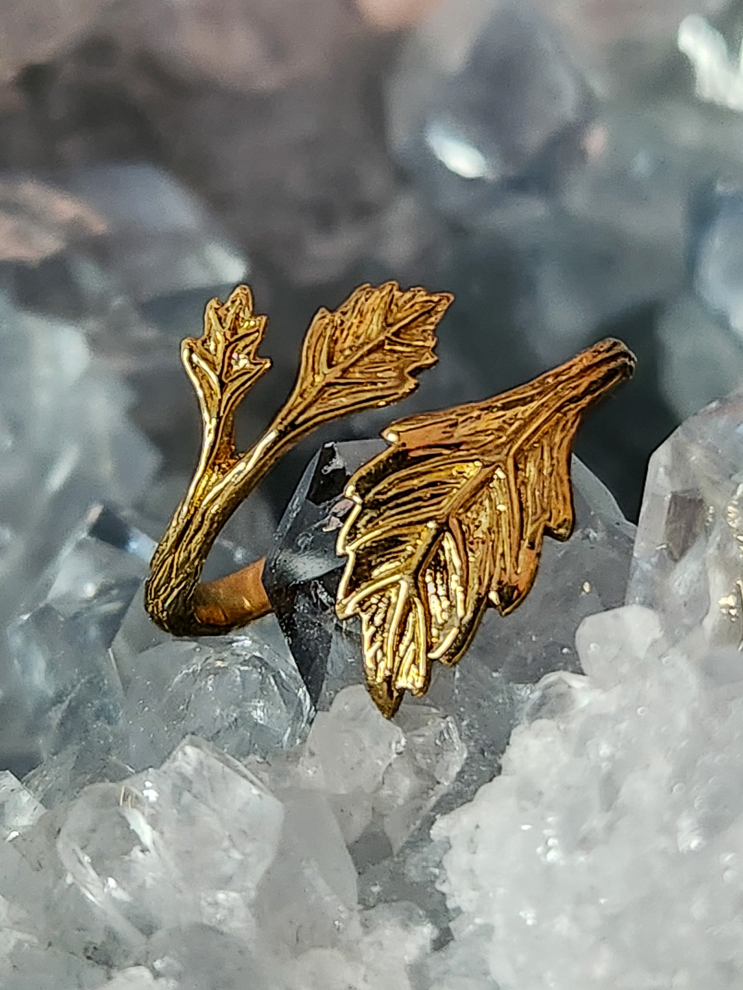 Adjustable Leaf Ring