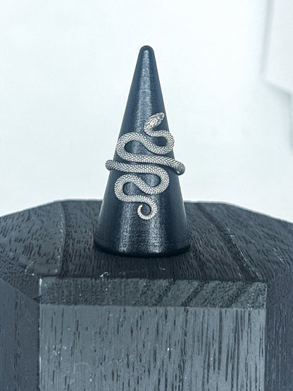 Textured Snake Ring Adjustable