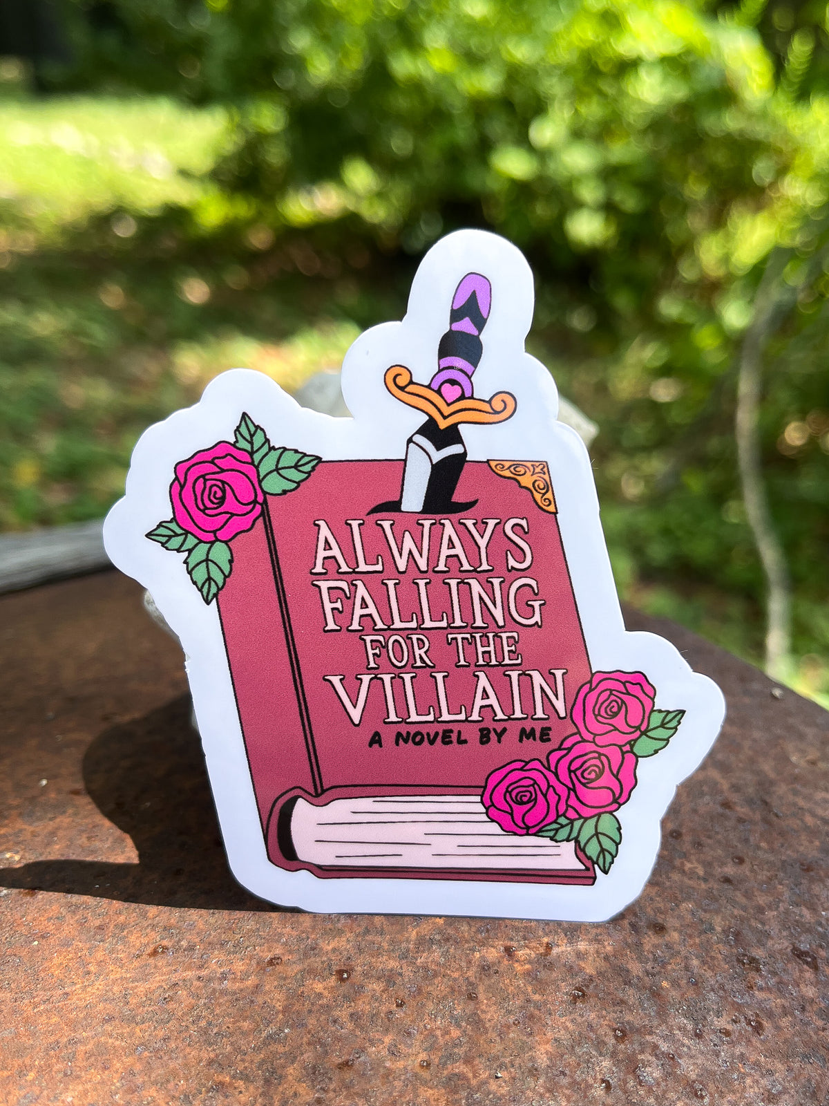 Always Falling For the Villain Sticker