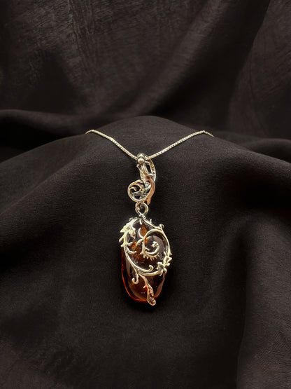 Amber Vine Pendant