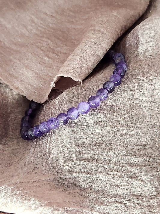 Amethyst 6mm Bracelet