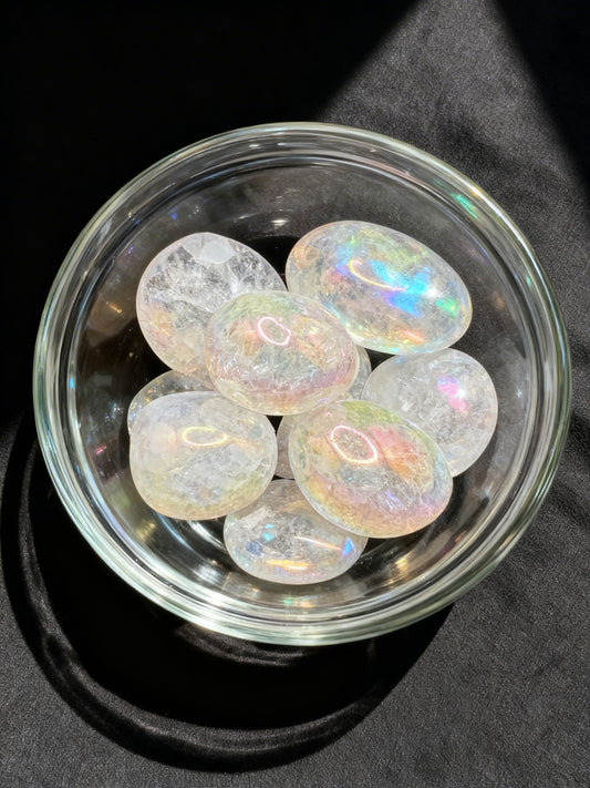 Angel Aura Fire and Ice Quartz Tumble