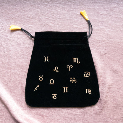 Astrological Velvet Tarot/Oracle Bag