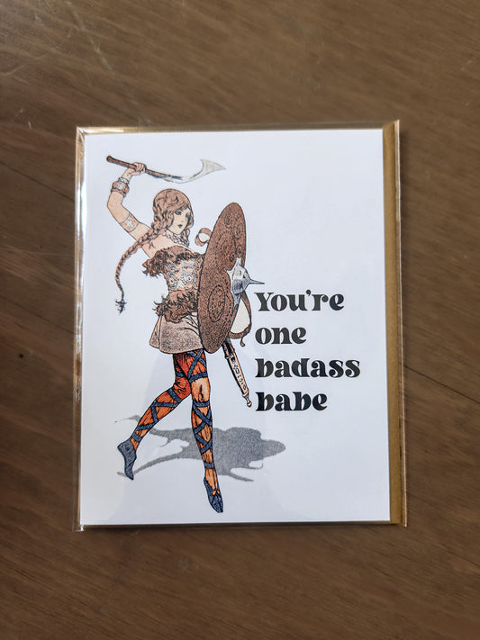 Badass Babe Card