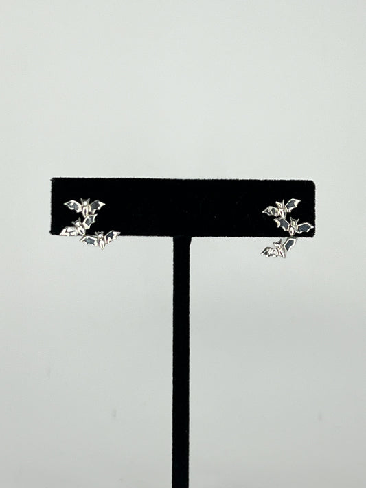 Bat Cluster Post Earrings