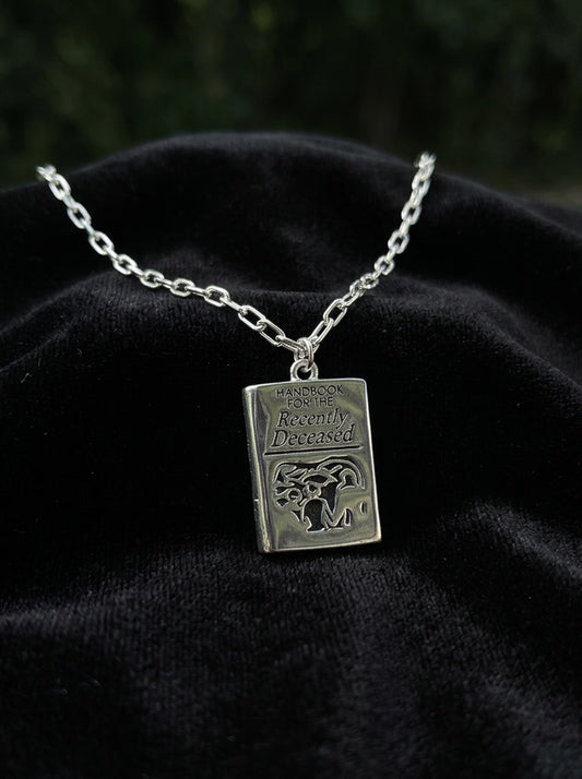 Beetlejuice Book Necklace