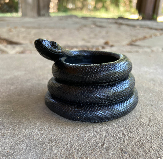 Black Snake Candle Holder